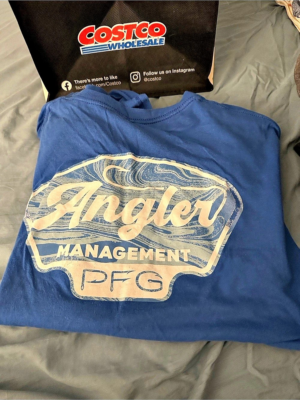 Columbia PFG Angler Management T-Shirt Blue